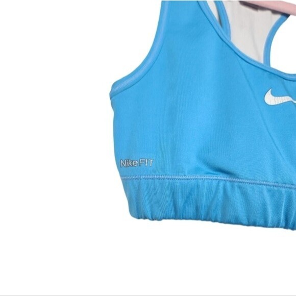 Nike Fit Blue Racerback Sports Bra M - Picture 3 of 6